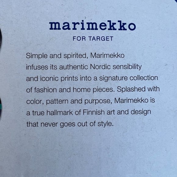 MARIMEKKO for Target NWT Melamine Salad Plate Set of 4 Blue Mix RARE NEW - Picture 8 of 10